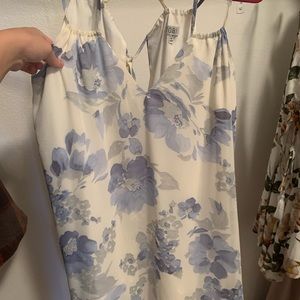 TOBI blue floral dress